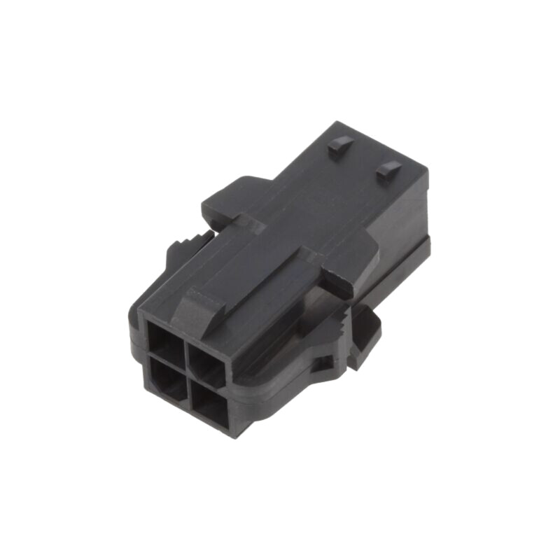 Conector: cablu-cablu; mufă; tată; Mini-Fit Sigma; PIN: 4; neagră Conector: cablu-cablu; mufă; tată; Mini-Fit Sigma; PIN: 4; neagră
