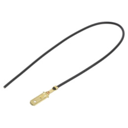 Cable: cable with crimped terminals; black; Len: 250mm; H05V-K
