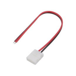 LED tape connector; for tape-wire connection; with leads; 6A