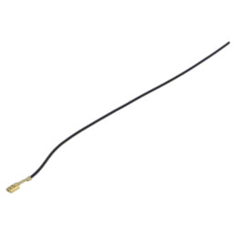Cable: cable with crimped terminals; black; Len: 250mm; H05V-K