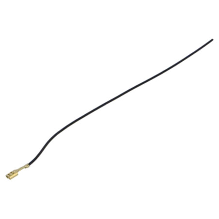 Cable: cable with crimped terminals; black; Len: 250mm; H05V-K