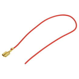 Cable: cable with crimped terminals; red; Len: 250mm; H05V-K