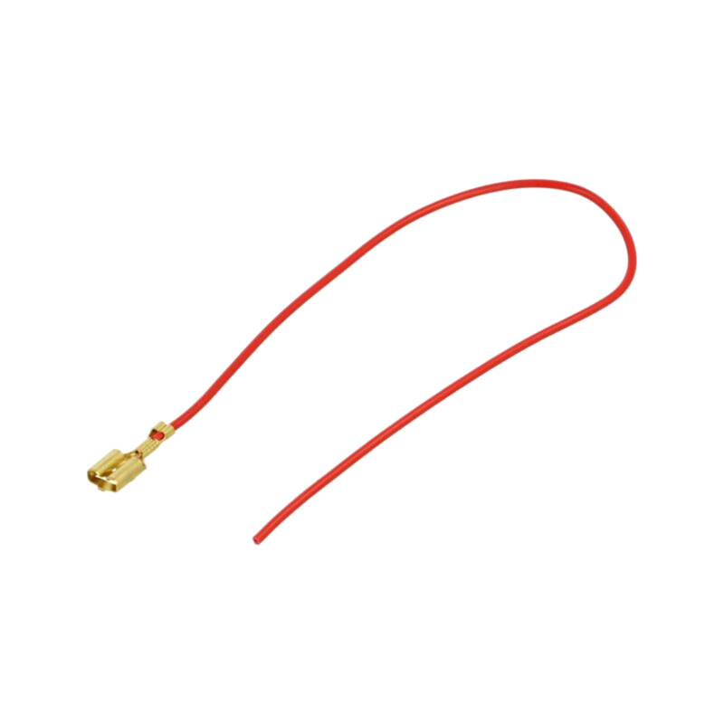 Cable: cable with crimped terminals; red; Len: 250mm; H05V-K Cable: cable with crimped terminals; red; Len: 250mm; H05V-K