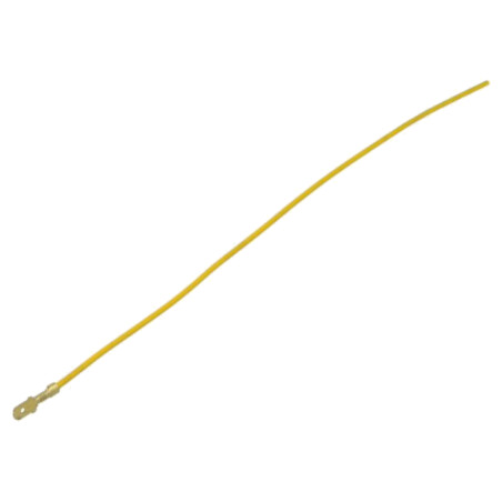 Cable: cable with crimped terminals; yellow-green; Len: 250mm