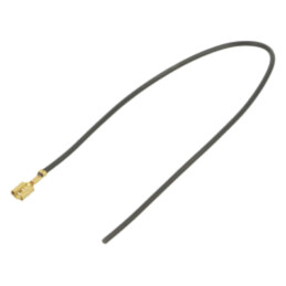 Cable: cable with crimped terminals; black; Len: 250mm; H05V-K