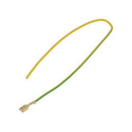 Cable: cable with crimped terminals; yellow-green; Len: 250mm
