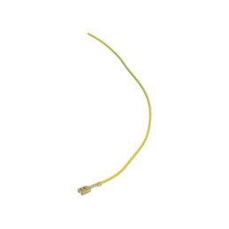 Cable: cable with crimped terminals; yellow-green; Len: 250mm