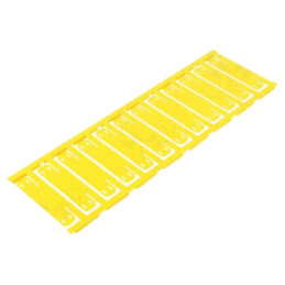 Etichetă; 7÷40mm; poliamidă 66; galbenă; -40÷100°C; UL94V-2