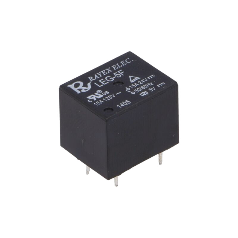 Releu: electromagnetic; SPDT; Ubobină: 5VDC; Icontacte max: 15A Releu: electromagnetic; SPDT; Ubobină: 5VDC; Icontacte max: 15A