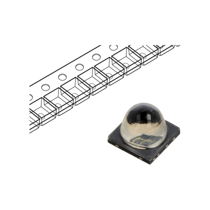 Emiţător IR; 3838; 930÷950nm; transparent; 800mW; 50°; 1,6VDC; SMD Emiţător IR; 3838; 930÷950nm; transparent; 800mW; 50°; 1,6VDC; SMD