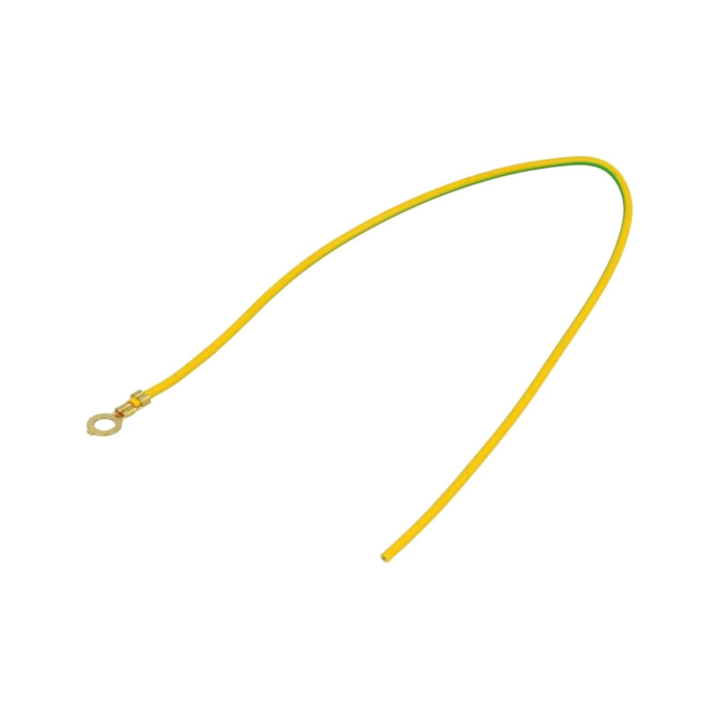 Cable: cable with crimped terminals; yellow-green; 250mm; H05V-K Cable: cable with crimped terminals; yellow-green; 250mm; H05V-K