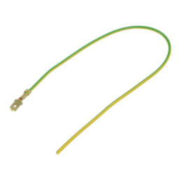 Cable: cable with crimped terminals; yellow-green; Len: 250mm