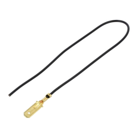 Cable: cable with crimped terminals; black; Len: 250mm; H05V-K
