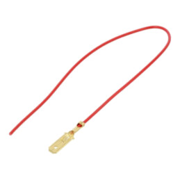 Cable: cable with crimped terminals; red; Len: 250mm; H05V-K