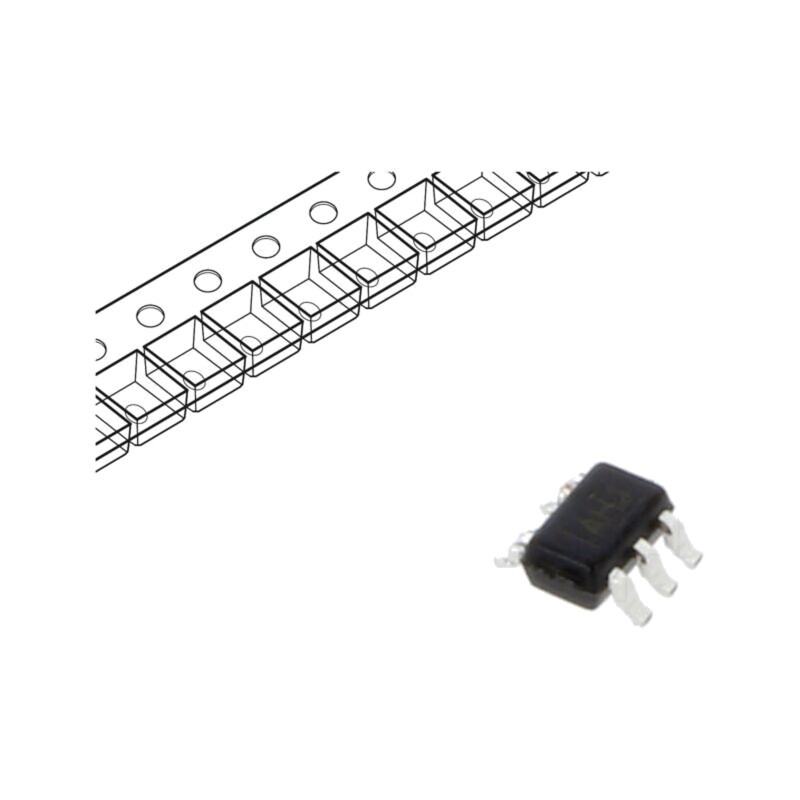 IC: digital; XOR; Ch: 1; IN: 2; CMOS; SMD; SC70-5; 2÷5,5VDC; -40÷125°C IC: digital; XOR; Ch: 1; IN: 2; CMOS; SMD; SC70-5; 2÷5,5VDC; -40÷125°C