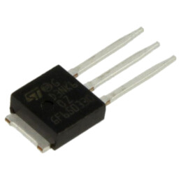 Tranzistor: N-MOSFET; unipolar; 600V; 1,51A; Idm: 9,6A; 45W; IPAK