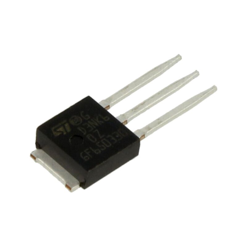 Tranzistor: N-MOSFET; unipolar; 600V; 1,51A; Idm: 9,6A; 45W; IPAK Tranzistor: N-MOSFET; unipolar; 600V; 1,51A; Idm: 9,6A; 45W; IPAK