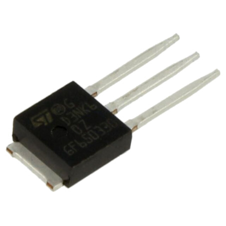 Tranzistor: N-MOSFET; unipolar; 600V; 1,51A; Idm: 9,6A; 45W; IPAK