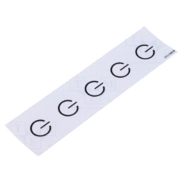 Tăbliţă descriptivă; Ø18mm