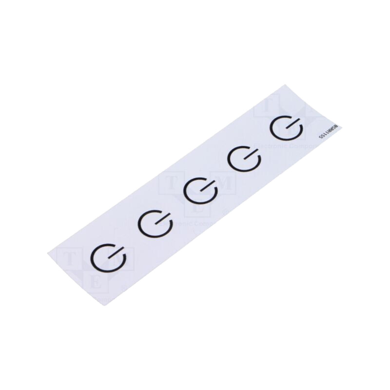 Tăbliţă descriptivă; Ø18mm Tăbliţă descriptivă; Ø18mm