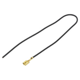 Cable: cable with crimped terminals; black; Len: 250mm; H05V-K