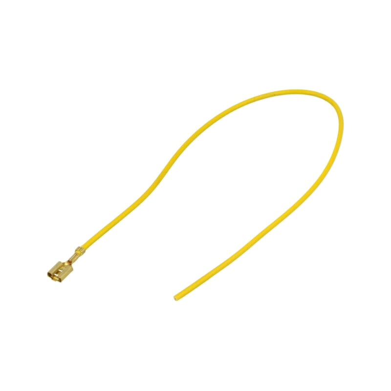 Cable: cable with crimped terminals; yellow-green; Len: 250mm