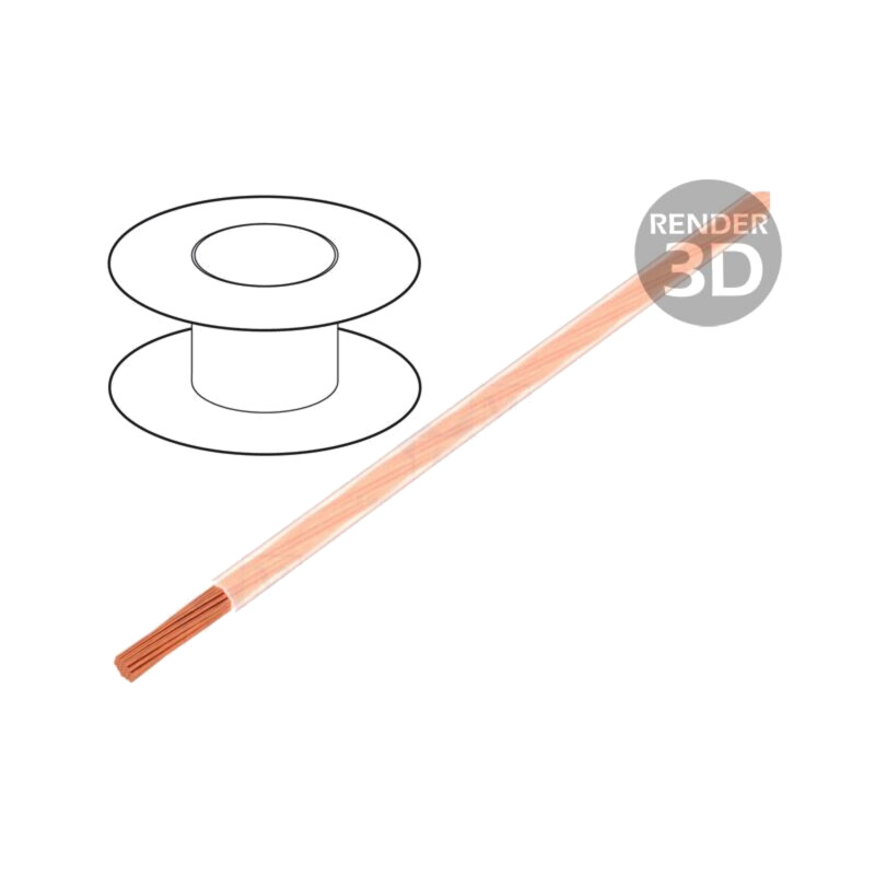 Cablu; H05V-K,LgY; litat; Cu; 0,5mm2; PVC; transparent; 300V,500V Cablu; H05V-K,LgY; litat; Cu; 0,5mm2; PVC; transparent; 300V,500V