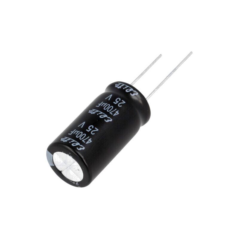 Condensator: electrolitic; THT; 4700uF; 25VDC; Ø16x32mm; ±20%; PF Condensator: electrolitic; THT; 4700uF; 25VDC; Ø16x32mm; ±20%; PF
