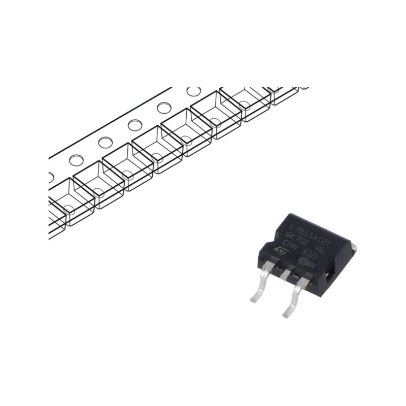 IC: stabilizator de tensiune; liniar,nereglabil; 15V; 1,5A; D2PAK IC: stabilizator de tensiune; liniar,nereglabil; 15V; 1,5A; D2PAK