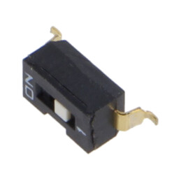 Comutator: DIP-SWITCH; Număr secţiuni: 1; OFF-ON; 0,025A/24VDC