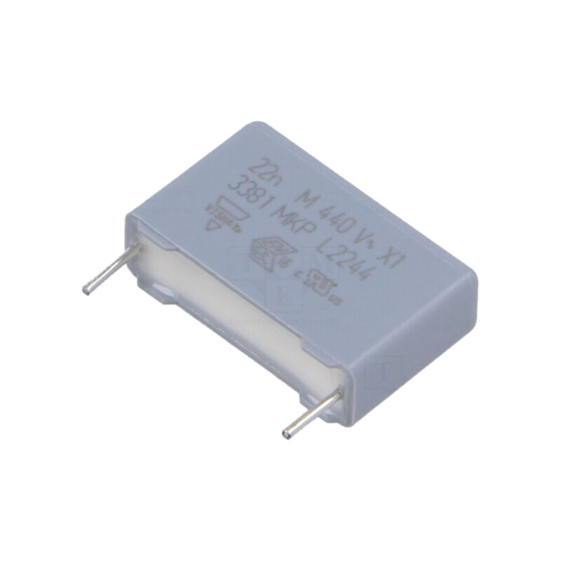 Condensator: cu polipropilenă; 22nF; 1kVDC; 440VAC; THT; ±20%; 15mm Condensator: cu polipropilenă; 22nF; 1kVDC; 440VAC; THT; ±20%; 15mm