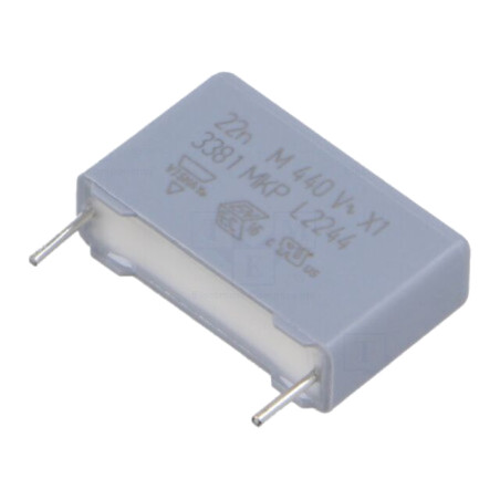 Condensator: cu polipropilenă; 22nF; 1kVDC; 440VAC; THT; ±20%; 15mm