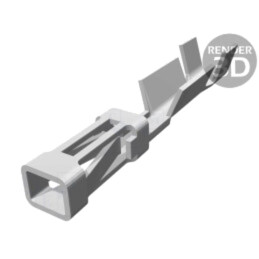 Pin; mamă; AMPMODU MOD IV; aurit; 0,03÷0,09mm2; 32AWG÷28AWG