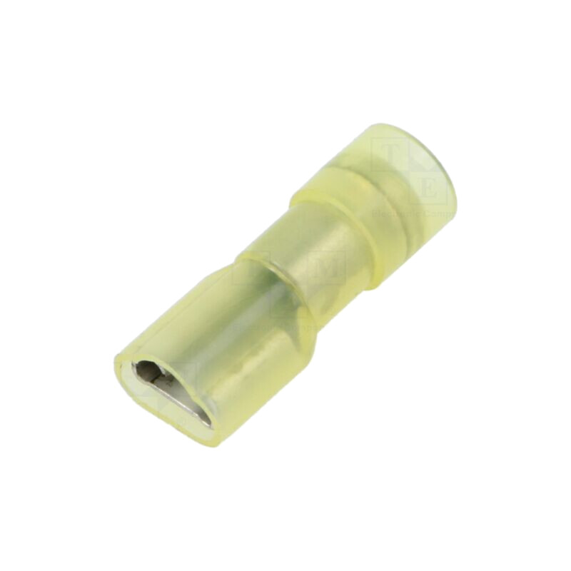 Terminal: flat; 6.3mm; 0.8mm; female; 0.5÷1mm2; crimped; for cable