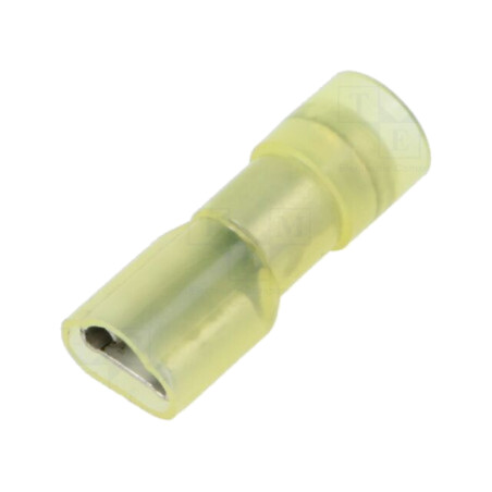 Terminal: flat; 6.3mm; 0.8mm; female; 0.5÷1mm2; crimped; for cable