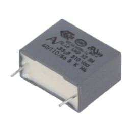 Condensator: cu polipropilenă; X2; R46 310V; 330nF; 630VDC; 310VAC