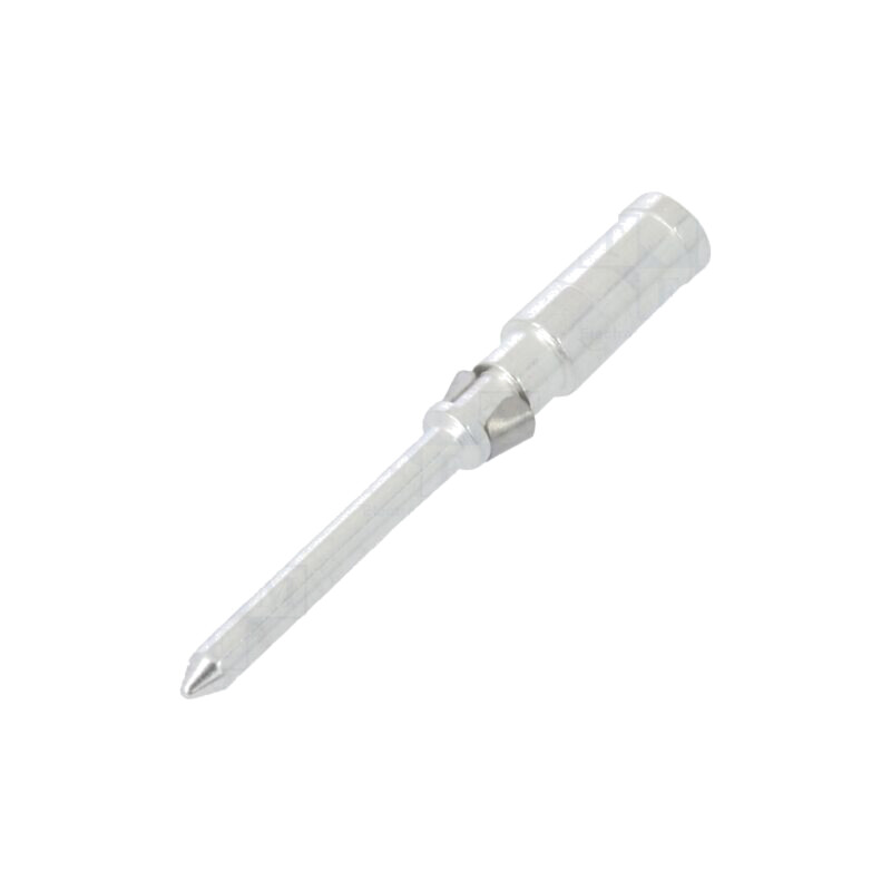 Pin; tată; aliaj cupru; argintat; 1,5mm2; 16AWG; în vrac; crimpat Pin; tată; aliaj cupru; argintat; 1,5mm2; 16AWG; în vrac; crimpat