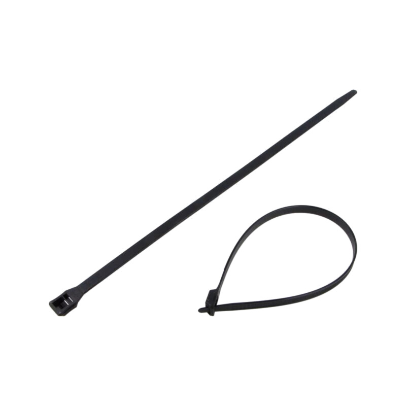 Colier de strângere; L: 358mm; W: 8,9mm; neagră; poliamidă; 552N