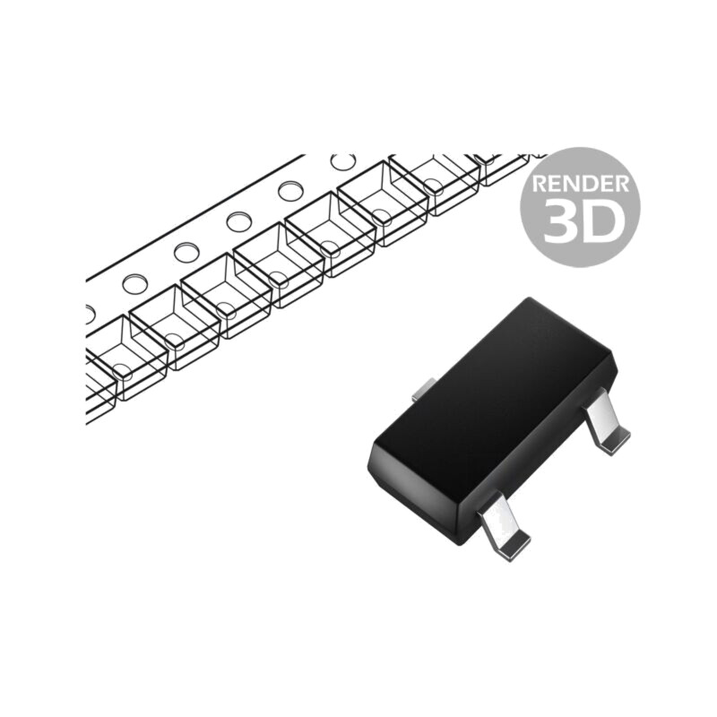 Diodă: TVS; bidirecţională; SOD323; rolă,bandă Diodă: TVS; bidirecţională; SOD323; rolă,bandă
