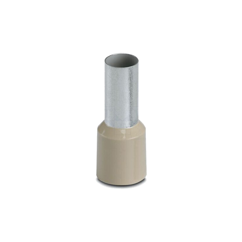 Vârf: tub de capăt; izolată; cupru; 35mm2; Lung.capăt: 16mm; bej Vârf: tub de capăt; izolată; cupru; 35mm2; Lung.capăt: 16mm; bej