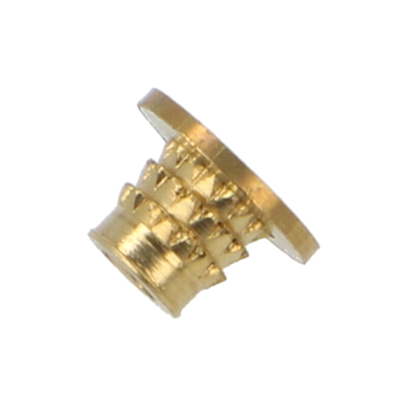 Adaos filetat; alamă; M2,5; BN 37896; Lung: 4,1mm; pt.plastic Adaos filetat; alamă; M2,5; BN 37896; Lung: 4,1mm; pt.plastic
