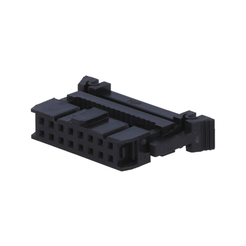 Conector: IDC; mufă; mamă; PIN: 16; IDC; pt.cablu-bandă; 2,54mm; 2x8 Conector: IDC; mufă; mamă; PIN: 16; IDC; pt.cablu-bandă; 2,54mm; 2x8