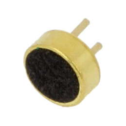 Microfon; electret; 100Hz÷10kHz; 2,2kΩ; -42dB; Ø4x1,5mm; 500uA