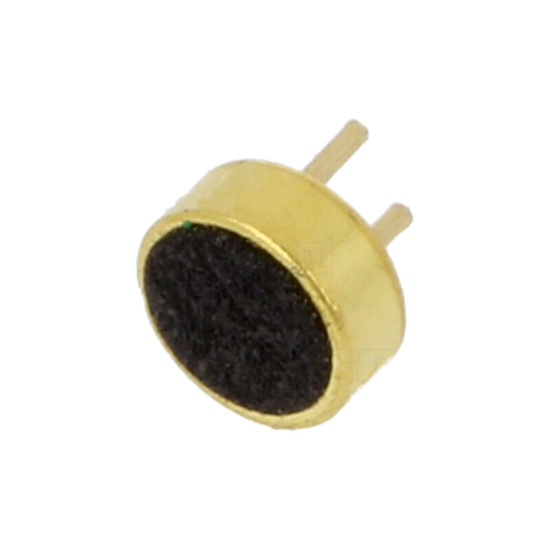 Microfon; electret; 100Hz÷10kHz; 2,2kΩ; -42dB; Ø4x1,5mm; 500uA Microfon; electret; 100Hz÷10kHz; 2,2kΩ; -42dB; Ø4x1,5mm; 500uA