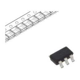 Tranzistor: N-MOSFET x2; unipolar; 100V; 1A; 0,96W; SuperSOT-6