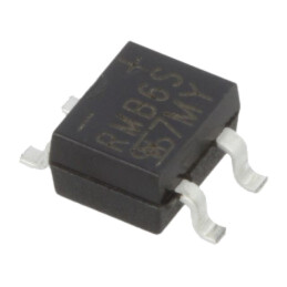 Punte redresoare: monofazat; Urmax: 600V; If: 0,8A; Ifsm: 30A; SMT