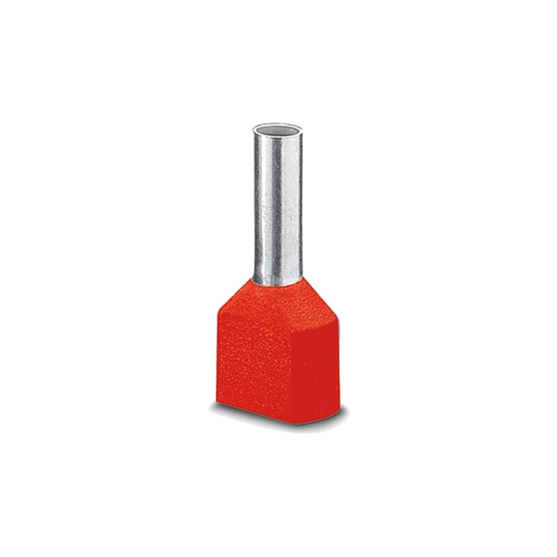 Vârf: tub de capăt; izolată,dublă; cupru; Lung.capăt: 14mm; roşie Vârf: tub de capăt; izolată,dublă; cupru; Lung.capăt: 14mm; roşie