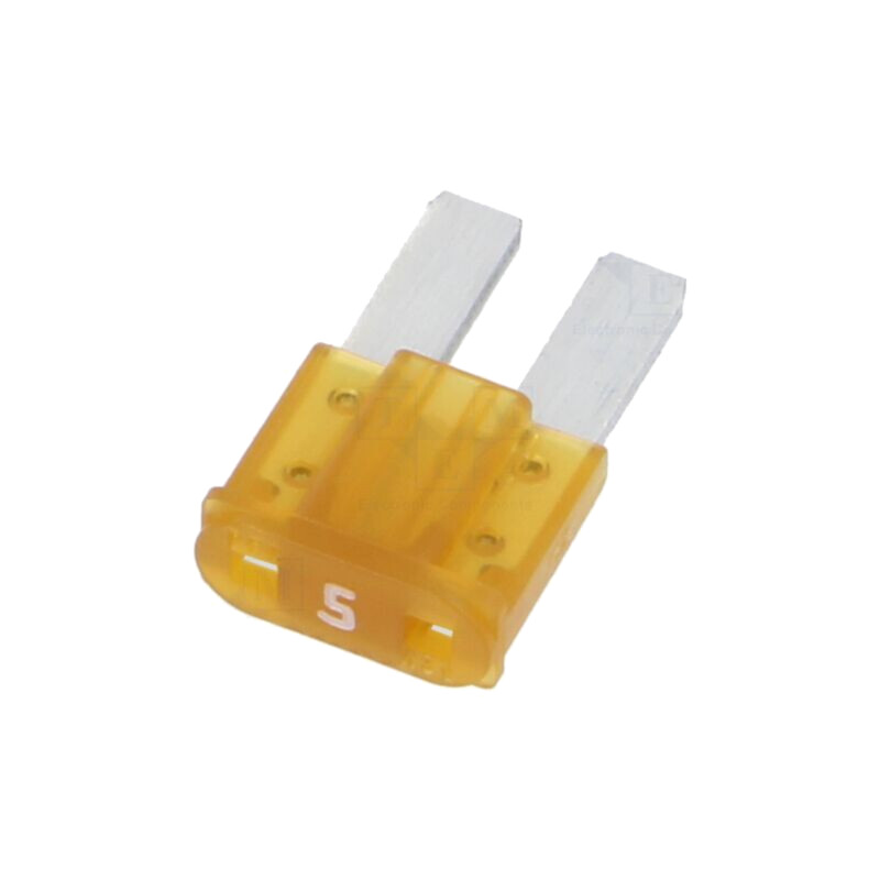 Siguranţă: siguranţă; 5A; 32VDC; auto; 9,1mm; 9,1x3,8x15,3mm