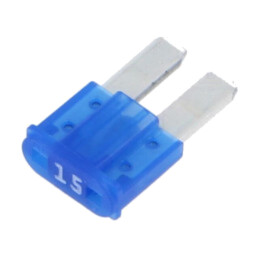 Siguranţă: siguranţă; 15A; 32VDC; auto; 9,1mm; 9,1x3,8x15,3mm