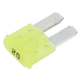 Siguranţă: siguranţă; 20A; 32VDC; auto; 9,1mm; 9,1x3,8x15,3mm